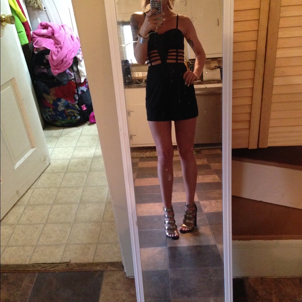 Sexy black romper